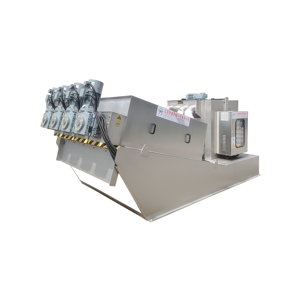 Paggamot ng Basura ng Basura Eco-Friendly Spiral Screw Sludge Dewatering Machine QXDL-304