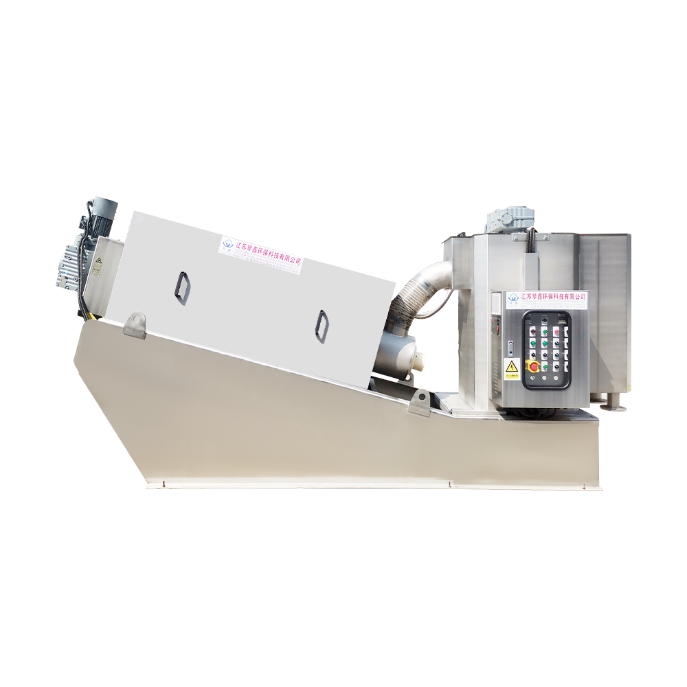 Awtomatikong Livestock Wastewater Treatment Screw Press Sludge Dewatering Machine QXDL-401